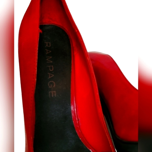 Rampage Red High Heels. - Picture 6 of 8